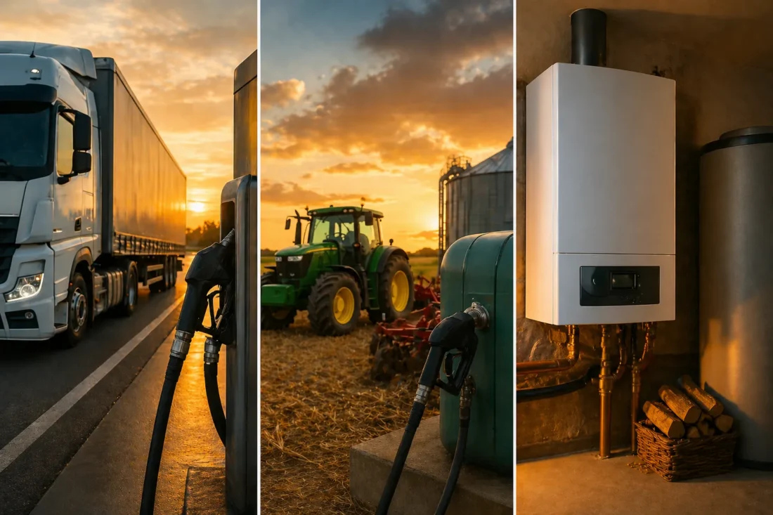 Diferencias entre el Gasoil A, B y C