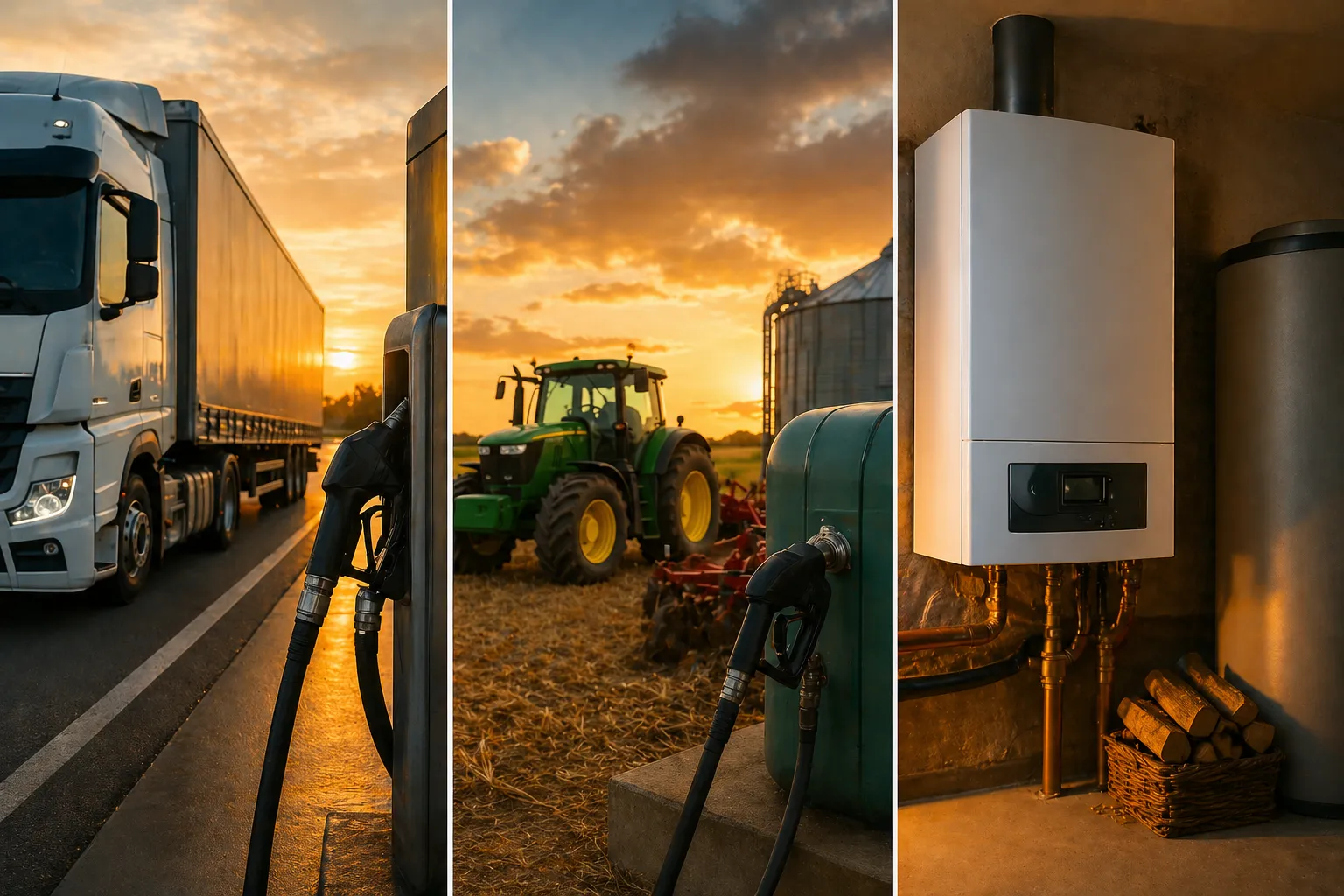 Diferencias entre el Gasoil A, B y C